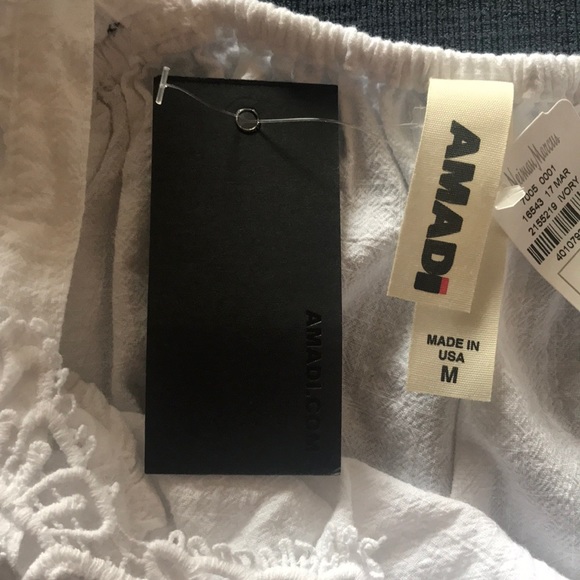 White cotton lace top - Picture 3 of 3